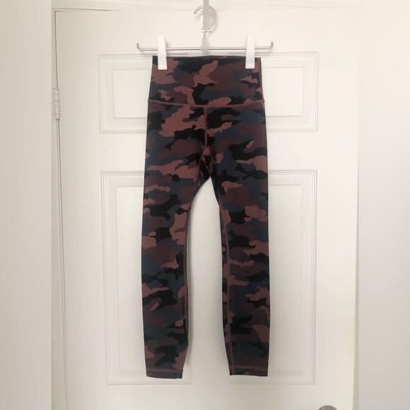 Lululemon Wunder Train High-Rise Tight 25” Red - Picture 5 of 5